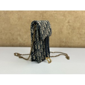 DIOR VERTICAL SADDLE POUCH